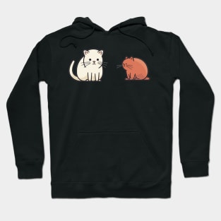 Cute Cats Sitting Hoodie